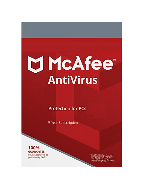 McAfee AntiVirus - 3-Year / 1-PC - TSS